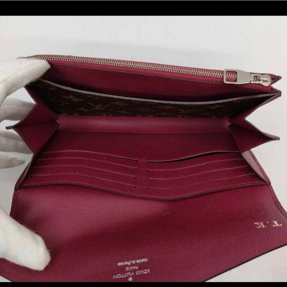 Louis Vuitton Burgundy and Brown Shoulder Bag - Picture 6 of 8